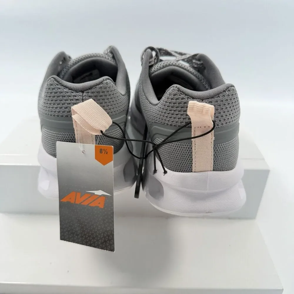 Avia Athletic Light Running Sneakers Shoes Women's Gray & White Size 8.5 NEW
